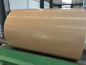 Wooden Pattern Designed PPAL Color Coated Aluminum Coil Pre-Painted Aluminium For Roofing And Wall