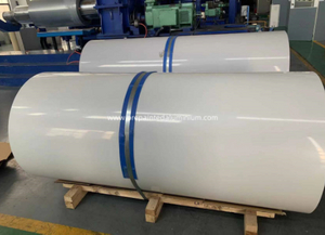Lled 2500mm Pl&acirc;t Alwminiwm Wedi'i Beintio ymlaen llaw Gorchudd Eang Alwminiwm A Ddefnyddir ar gyfer Corff Tryc Neu Fan