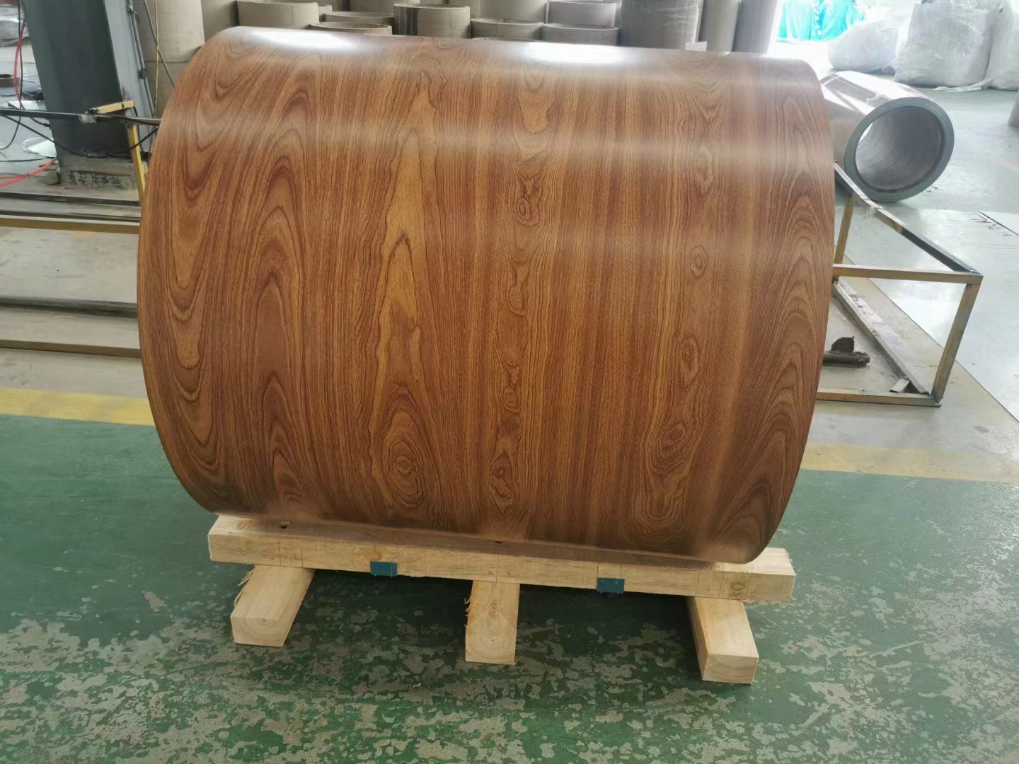 2-Holz Muster Beschichtete Al Blat