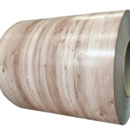 Fa mint&aacute;val tervezett PPAL sz&iacute;nes bevonat&uacute; alum&iacute;nium tekercs, előre festett alum&iacute;nium tetőfed&eacute;shez &eacute;s falhoz