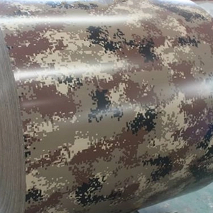 Hoja de aluminio pintada con patr&oacute;n de camuflaje, aleaci&oacute;n de aluminio 5052, utilizada para placa de modificaci&oacute;n de carrocer&iacute;a de cami&oacute;n