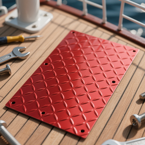 Farbbeschichtetes, gepr&auml;gtes Aluminiumblech mit Dimond-Muster