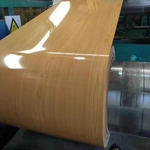 Legierung 3003 H24, Holzdesign, Musterbeschichtung, Aluminiumspule, 24 Ga x 48 Zoll, vorlackiertes Aluminiumblech f&uuml;r Geb&auml;udefassaden