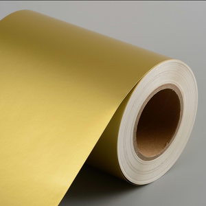 0.1 मिमी/900 मिमी गोल्ड कस्टम मैट एल्यूमिनियम फ़ॉइल के साथ AA8011 उपहार बॉक्स पैकेजिंग