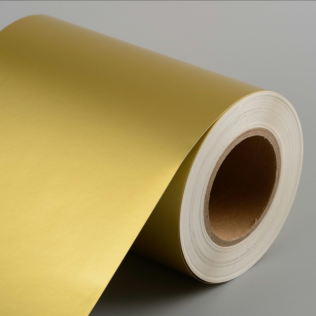 Συσκευασία Κουτί δώρου AA8011 με χρυσό ματ φύλλο αλουμινίου 0,1mm/900mm