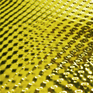 แผ่นอลูมิเนียมนูนครึ่งวงกลมเคลือบสี