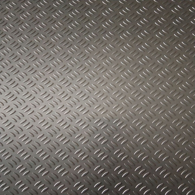 Linj&auml;r textur f&auml;rgbelagd pr&auml;glad aluminiumpl&aring;t