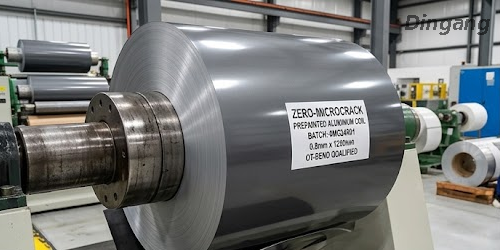 Zero-Microcrack Predhodno barvan aluminijast kolut | OT-Bend kvalificiran trak za kompleksne komponente za vtiskovanje 