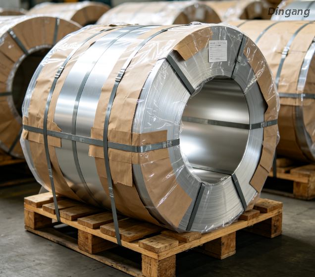Bobina in alluminio con rivestimento antiaderente per pentole