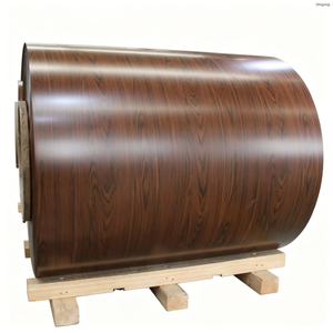 Wood Grain Color Coated Aluminum Coil PE PVDF Prepainted Aluminum Roll For Construction Cladding & Roofing
