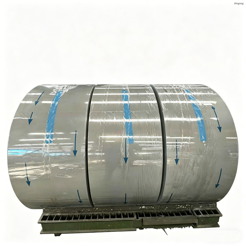Kumparan Aluminium Dilapisi Warna Pengukur Kustom untuk Talang Downspout Hujan