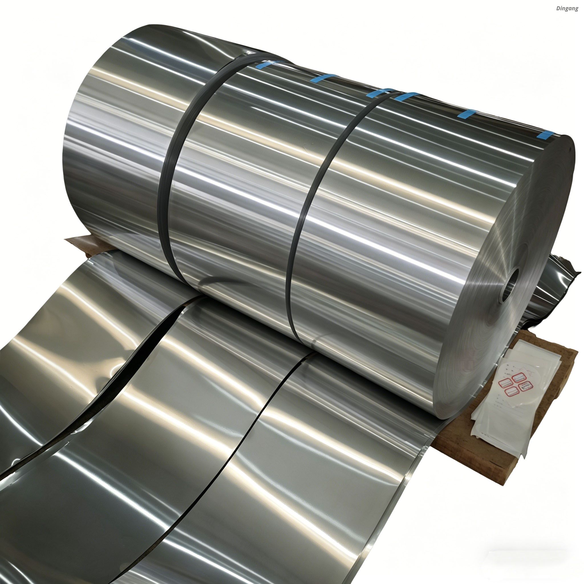 Ketebalan 0,05-0,07mm 8011 O Gulungan Aluminium Pernis untuk Menghasilkan Kapsul Kopi