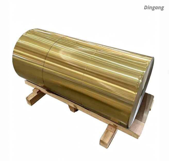 Rotoli di foglio di alluminio 8011 O laccato oro per uso alimentare per scatole per pasti usa e getta