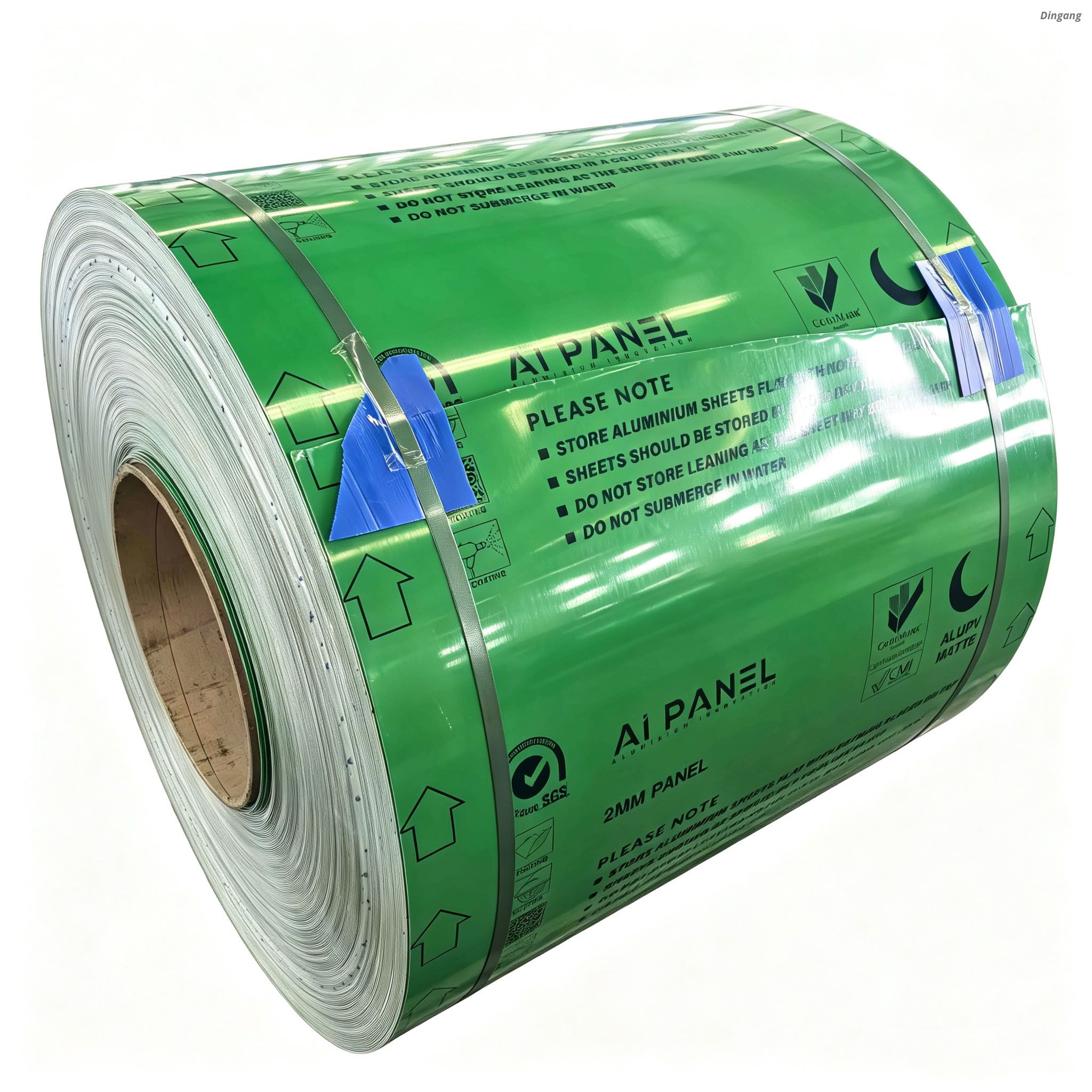 AA3003 H22 0.4-1.0MM Gegelung Aluminium Bersalut Warna untuk Panel Perkakas Elektrik