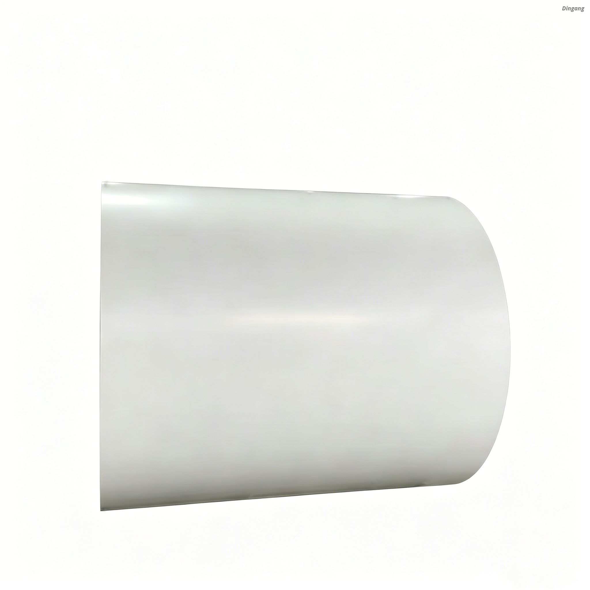 Coil Aluminium Dilapisi Warna Kelas Arsitektur Putih Abu-abu untuk Pelapis Bangunan