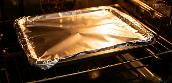 Bak ho&euml; temperatuurbestand Aluminiumfoelie 