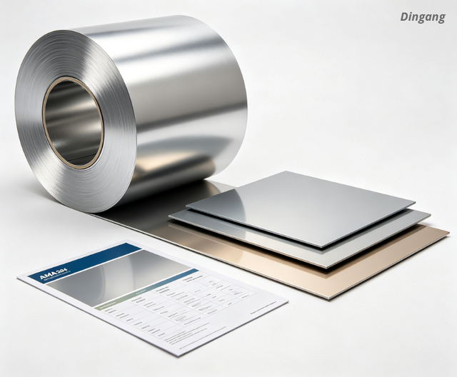 Bobina de aluminio prepintada est&aacute;ndar AAMA 2604 | Recubrimiento de alto rendimiento para escaparates comerciales