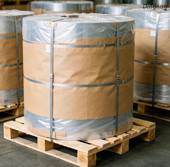 Bobina de aluminio recubierta de PE funcional antiest&aacute;tica, rollo de aluminio prerevestido sin polvo para partici&oacute;n de sala limpia y carcasa de equipos electr&oacute;nicos