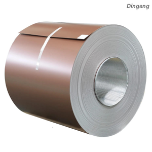Bobina de aluminio recubierta de color marr&oacute;n para canaletas de lluvia