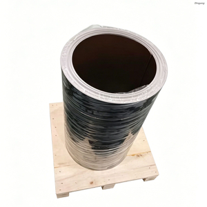 Bobina di finitura in alluminio verniciato nero, calibro 0,019', 24' x 250', finitura liscia per costruzioni in Nord America