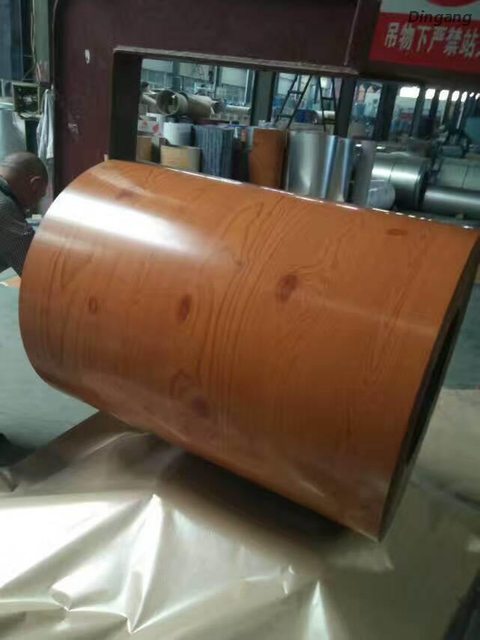 Nastri in alluminio 3003 H24 con venature del legno per la produzione di persiane avvolgibili per esterni