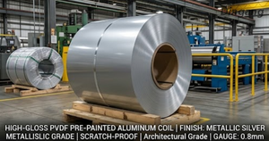  High-Gloss PVDF Pre-Pinted Spira aluminii | Scratch-Probo Metallic Conclusio pro Architectural Tectum Panels 